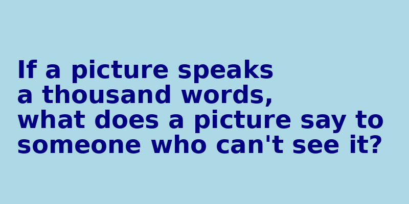 Image with embedded SSML